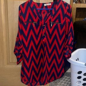 Chevron Pattern blouse